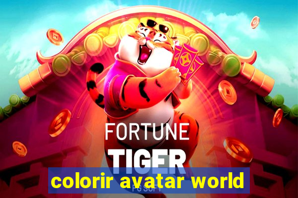 colorir avatar world